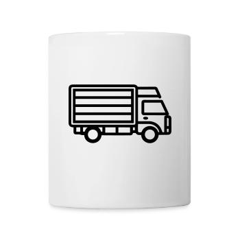 Lkw - Tasse - Weiß - Vorne