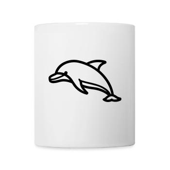 Delfin - Tasse - Weiß - Vorne