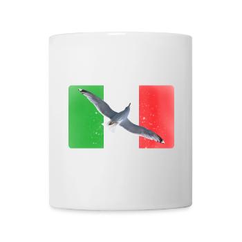 Italy Flag Italy Love Seagull - Mug - white - Front