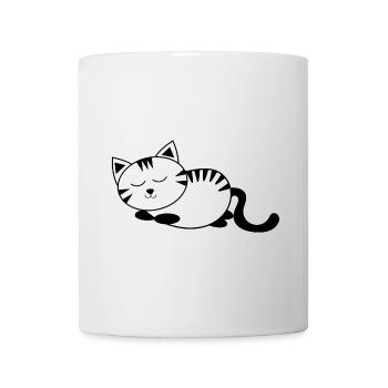 Black Cat Cat Sweet Kitten Christmas Gift - Mug - white - Front