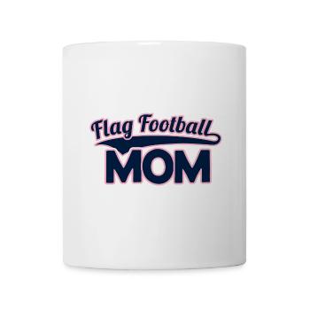 Maman de flag football - Mug blanc - blanc - Devant