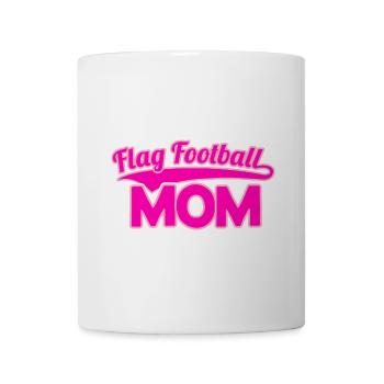 Flag Football Mom Mutter Mama - Mug - white - Front