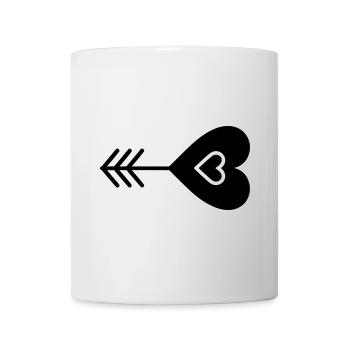 Heart Arrow - Mug - white - Front
