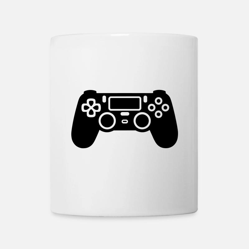 Jeux vidéo manette - Mug blanc - blanc