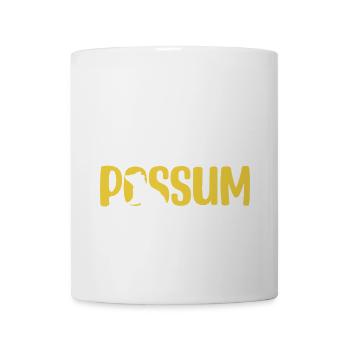 Essen Sie mehr Opossum - Tasse - Weiß - Vorne