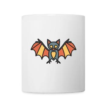 Fledermaus Halloween Lustig - Tasse - Weiß - Vorne