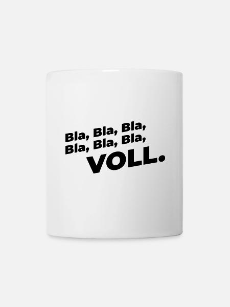 Voll - Tasse - Weiß