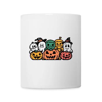 Halloween Symbol Party Team - Tasse - Weiß - Vorne