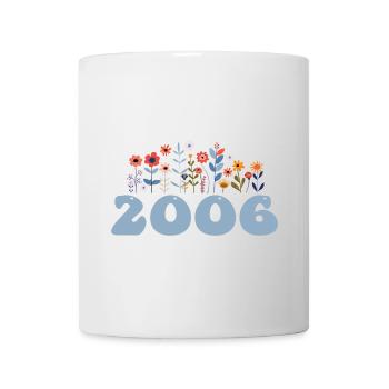 2006 Floral Pattern 2006 Floral Theme Flowers 2006 - Mug - white - Front