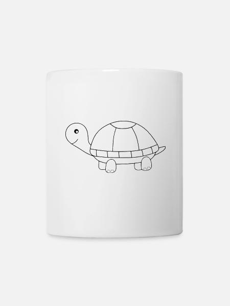 Schildkröten Schildkröten - Tasse - Weiß