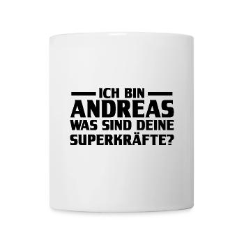 Vorname Andreas - Tasse - Weiß - Vorne