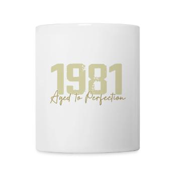 Original 1981 Retro 1981 Geburtstagsgeschenk 1981 - Tasse - Weiß - Vorne