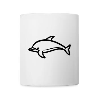 Delfin - Tasse - Weiß - Vorne