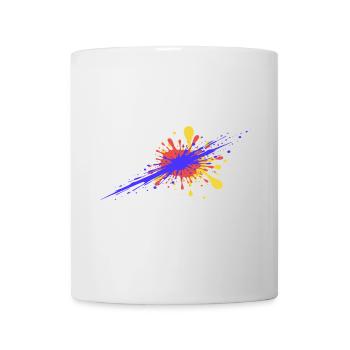 Colorful Paint Design Streetart - Tasse - Weiß - Vorne