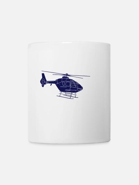 Hubschrauber 2 - Tasse - Weiß