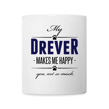 My Drever makes me happy - Tasse - Weiß - Vorne