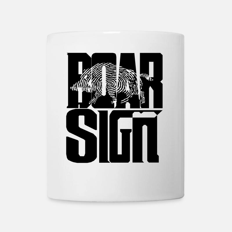 Boar sign - Mug - white