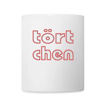 Törtchen - Tasse - Weiß - Vorne