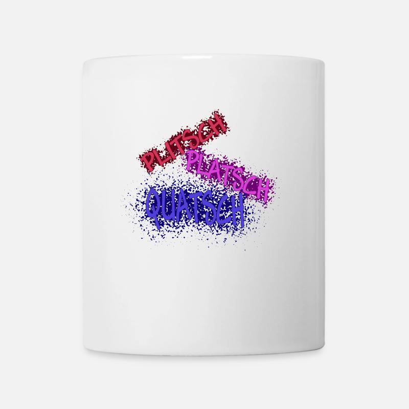 splash splash nonsense dark - Mug - white