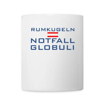 notfallglobuli dunkel - Tasse - Weiß - Vorne
