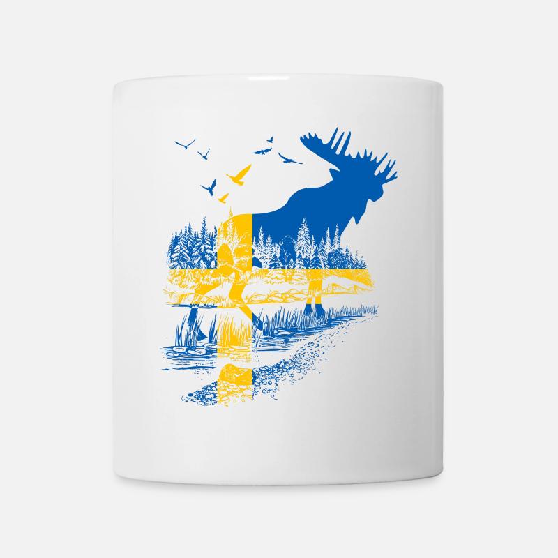 SCHWEDEN ELCH - Tasse - Weiß