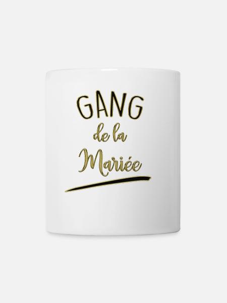Gang De La Mariée Les Témoins Du Mariage - Mug blanc - blanc