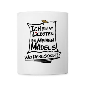 Beste Freundinnen Mädels Spruch - Tasse - Weiß - Vorne