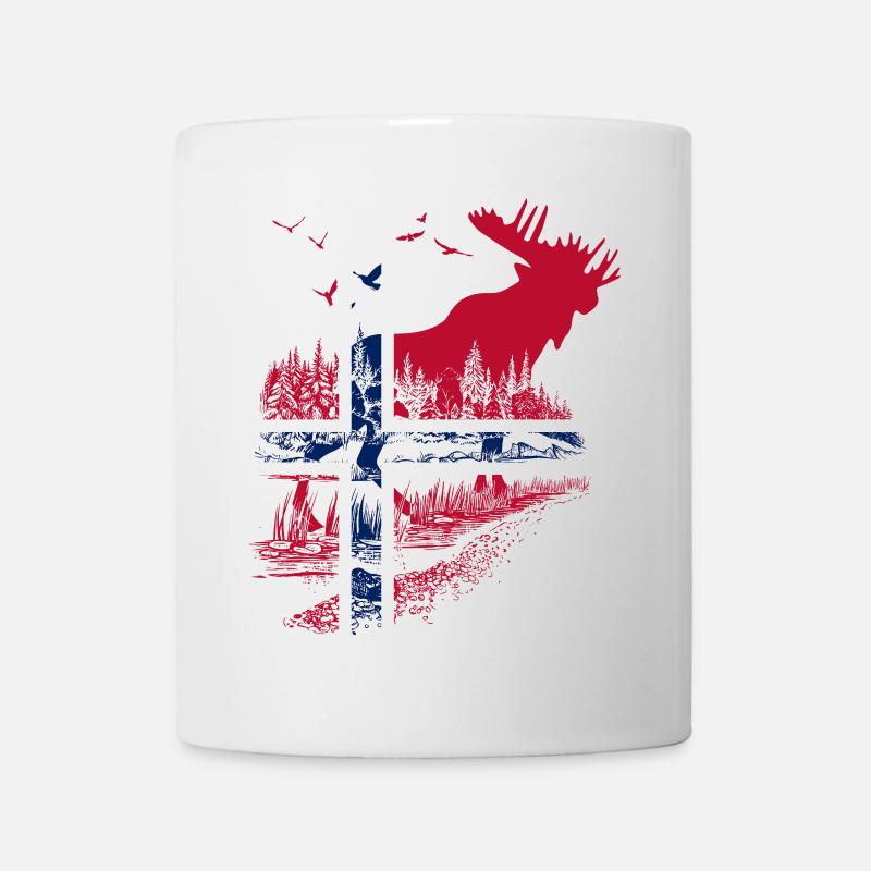 NORWEGEN ELCH - Tasse - Weiß