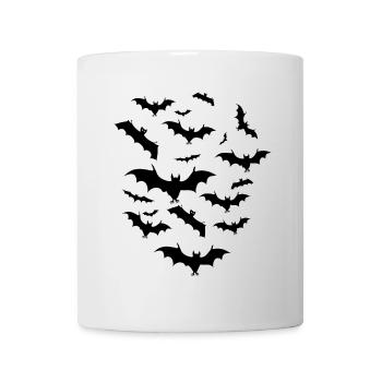 Chauves-souris Halloween Conception de chauve-souris - Mug blanc - blanc - Devant