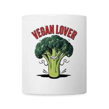 Amateur de végétalien - Mug blanc - blanc - Devant