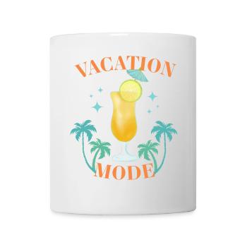 Sommer Urlaub - Tasse - Weiß - Vorne