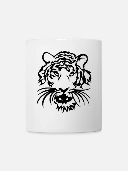 Tiger Tribal - Tasse - Weiß