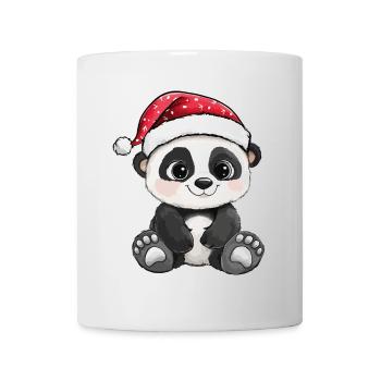 Panda Noël Mignon Noël mignon Noël - Mug blanc - blanc - Devant