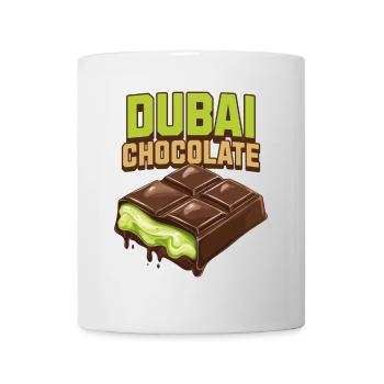 Dubaï Chocolat Pistaches Pistache Crème Chocolat - Mug blanc - blanc - Devant