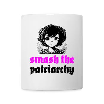smash the patriarchy - Tasse - Weiß - Vorne