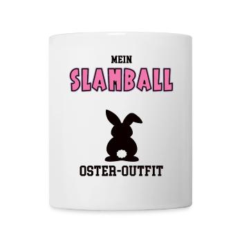 Slamball Oster Outfit Ostergeschenk Slamballerin - Tasse - Weiß - Vorne