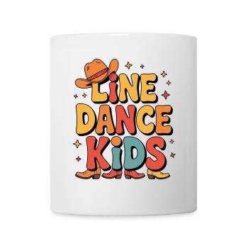 Line Dance Kids Kids Dancing Line Dance - Mug - white - Front