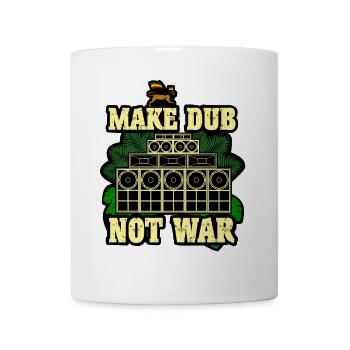 Faites du doublage pas de la guerre - Mug blanc - blanc - Devant