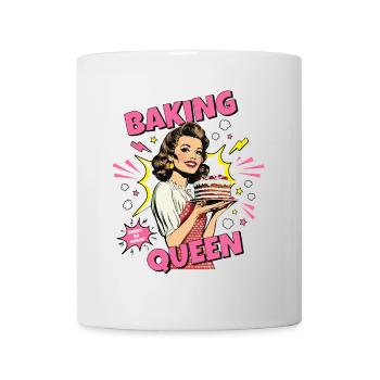 Baking Cake Baking Queen Baking Fairy Baker Pop Art - Mug - white - Front