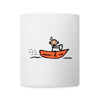 Wassersport Ski Jetski fahren Motorboot - Tasse - Weiß - Vorne