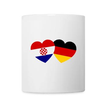 Croatian and German hearts - Mug - white - Front