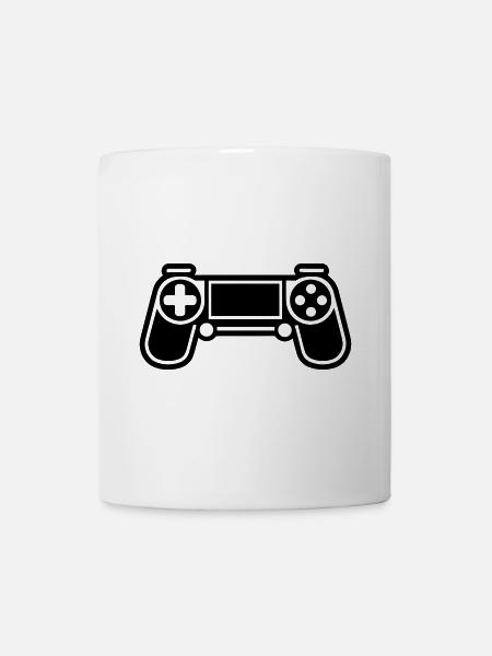 Videospiel-Controller - Tasse - Weiß