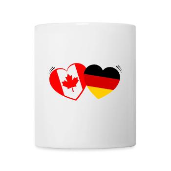 Die deutsch kanadische Partnerschaft - Tasse - Weiß - Vorne