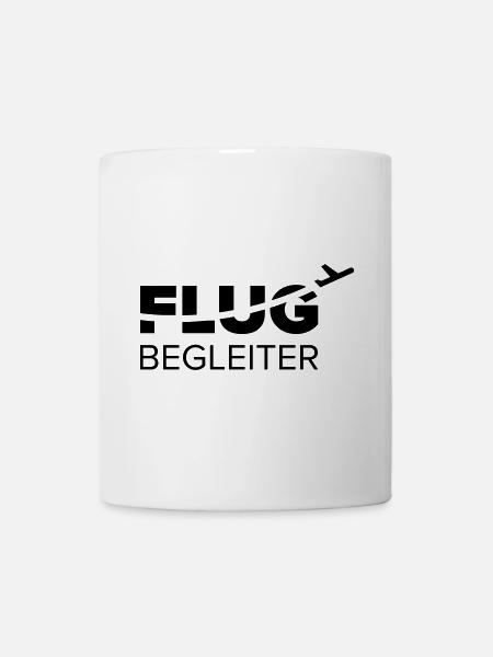 Flugbegleiter - Tasse - Weiß