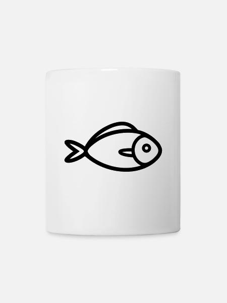 Fisch - Tasse - Weiß
