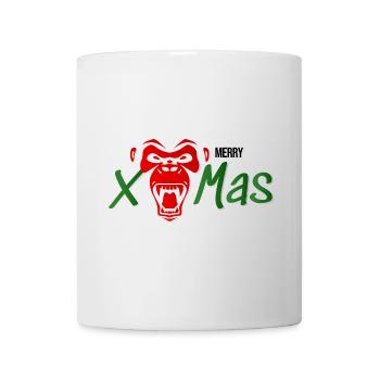 Gorilla wishes Merry Christmas - Mug - white - Front