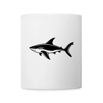Requin - Mug blanc - blanc - Devant