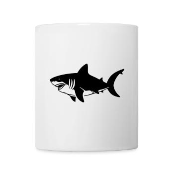 Requin - Mug blanc - blanc - Devant
