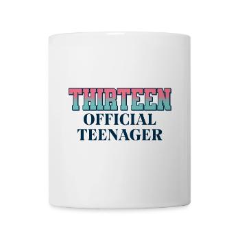Thirteen Official Teenager 13th Birthday Party - Mug - white - Front
