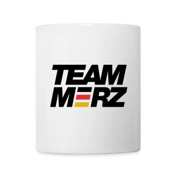 Team Merz - Kanzler - Tasse - Weiß - Vorne